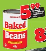 Ritebrand Baked Beans In Tomato Sauce-410g
