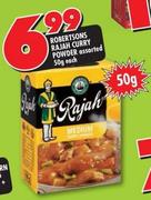 Robertsons Rajah Curry Powder Assorted-50g