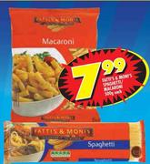 Fatti's & Moni's Spaghetti/Macaroni-500g Each