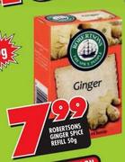 Robertsons Ginger Spice Refill-50g