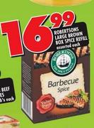 Robertsons Large Brown Box Spice Refill Assorted