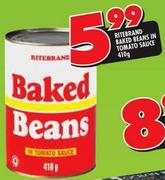 Ritebrand baked Beans In Tomato Sauce-410g