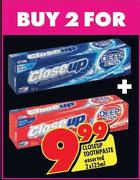 Closeup Toothpaste-2x125ml