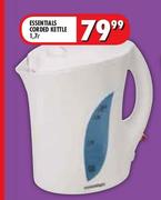 Essentials Corded Kettle-1.7Ltr