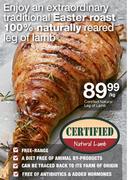Certified Natural Leg Of Lamb-1kg