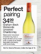 Perfect Pairing Graham Beck Waterside Unoaked Chardonnay-750ml