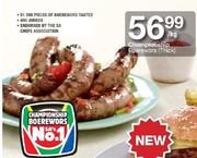 Championship Boerewors(Thick)-1kg