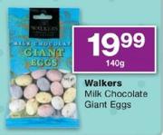 Walkers Milk Chocolate Giant Eggs-140gm