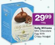 Sally Williams Milk Chocolate Egg With Crispy Nougat-110gm