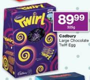 Cadbury Large Chocolate Twirl Egg-325gm