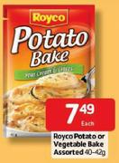 Royco Potato Or Vegetable Bake-40-42gm Each
