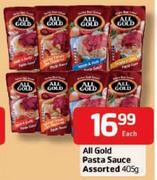 All Gold Pasta Sauce-405gm Each