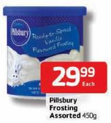 Pillsbury Frosting-450gm Each