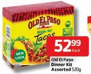 Old El Paso Dinner Kit-520gm Each