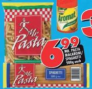 Mr. Pasta Macaroni/Spaghetti-500gm Each
