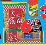 Mr. Pasta Macroni/Spaghetti-500g Each