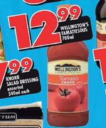 Wellington's Tamatiesous-700ml