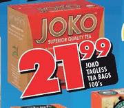 Joko Tagless Teabags-100's