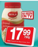 Nola Original/Lite mayonnaise-750g