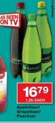 Appletiser/Grapetiser/Peartiser-1.25L Each