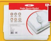 Special SCE Single Electric Blanket Non Fitted 150cmx75cm m