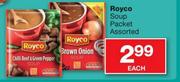 Royco Soup Packet Assorted-Each