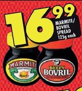 Marmite/Bovril Sprread-125g Each