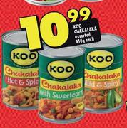 Koo Chakalaka Assorted-410g Each