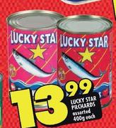 Lucky Star Plichards Assorted-400g Each