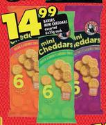 Bakers Mini Cheddars Assorted-6 x 33g Each