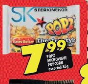 Popz Microwave Popcorn Assorted-85g