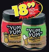Yum Yum Peanut Butter Assorted-400g Each