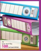 A4 Lever Arch Files-Per 8 Pack
