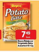 Royco Potato Or Vegetable Bake Assorted- 40 - 42g Each