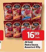 All Gold Pasta Sauce - 405g Each