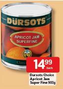 Dursots Choice Apricot Jam Super Fine - 900g Each