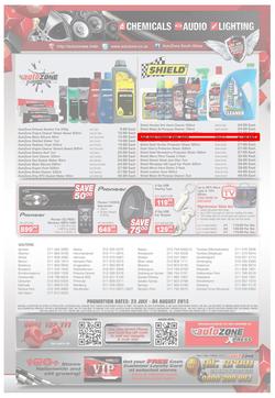 Autozone : Red Hot Winter Deals (23 Jul - 4 Aug 2013), page 4