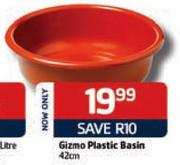 Gizmo Plastic Basin-42cm
