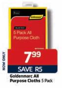 Glodenmarc All Purpose Cloths-5's pack
