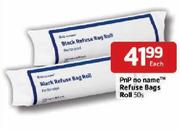 PnP no name Refuse Bags Roll-50's Each