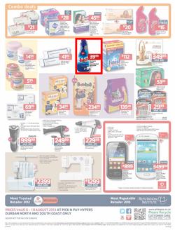 Pick N Pay Hyper Durban North & South : So Many Ways To Stock Up & Save ( 6 Aug - 18 Aug 2013), page 4