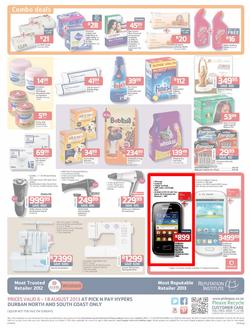 Pick N Pay Hyper Durban North & South : So Many Ways To Stock Up & Save ( 6 Aug - 18 Aug 2013), page 4