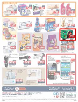 Pick N Pay Hyper Durban North & South : So Many Ways To Stock Up & Save ( 6 Aug - 18 Aug 2013), page 4