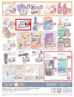 Pick N Pay Hyper Durban North & South : So Many Ways To Stock Up & Save ( 6 Aug - 18 Aug 2013), page 4