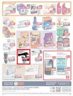 Pick N Pay Hyper Durban North & South : So Many Ways To Stock Up & Save ( 6 Aug - 18 Aug 2013), page 4