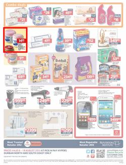 Pick N Pay Hyper Durban North & South : So Many Ways To Stock Up & Save ( 6 Aug - 18 Aug 2013), page 4