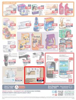 Pick N Pay Hyper Durban North & South : So Many Ways To Stock Up & Save ( 6 Aug - 18 Aug 2013), page 4