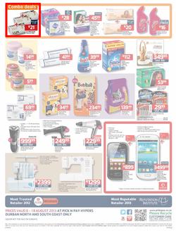 Pick N Pay Hyper Durban North & South : So Many Ways To Stock Up & Save ( 6 Aug - 18 Aug 2013), page 4