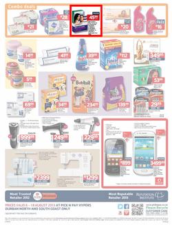 Pick N Pay Hyper Durban North & South : So Many Ways To Stock Up & Save ( 6 Aug - 18 Aug 2013), page 4