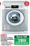 Defy Metallic Front Loader Washing Machine-6kg(DAW370)